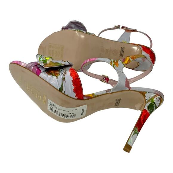 Ted Baker Neelia Floral Ankle Strap Sandal Size 8.5 NWT $225 MSRP - Picture 6 of 7